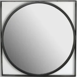 Moderner Spiegel mit Metallrahmen - Champagne