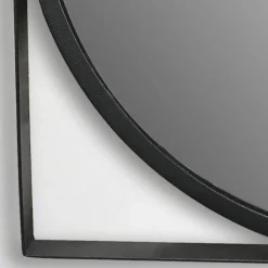 Moderner Spiegel mit Metallrahmen - Champagne