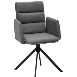 Moderner Tischsessel mit Metallgestell - Magnus