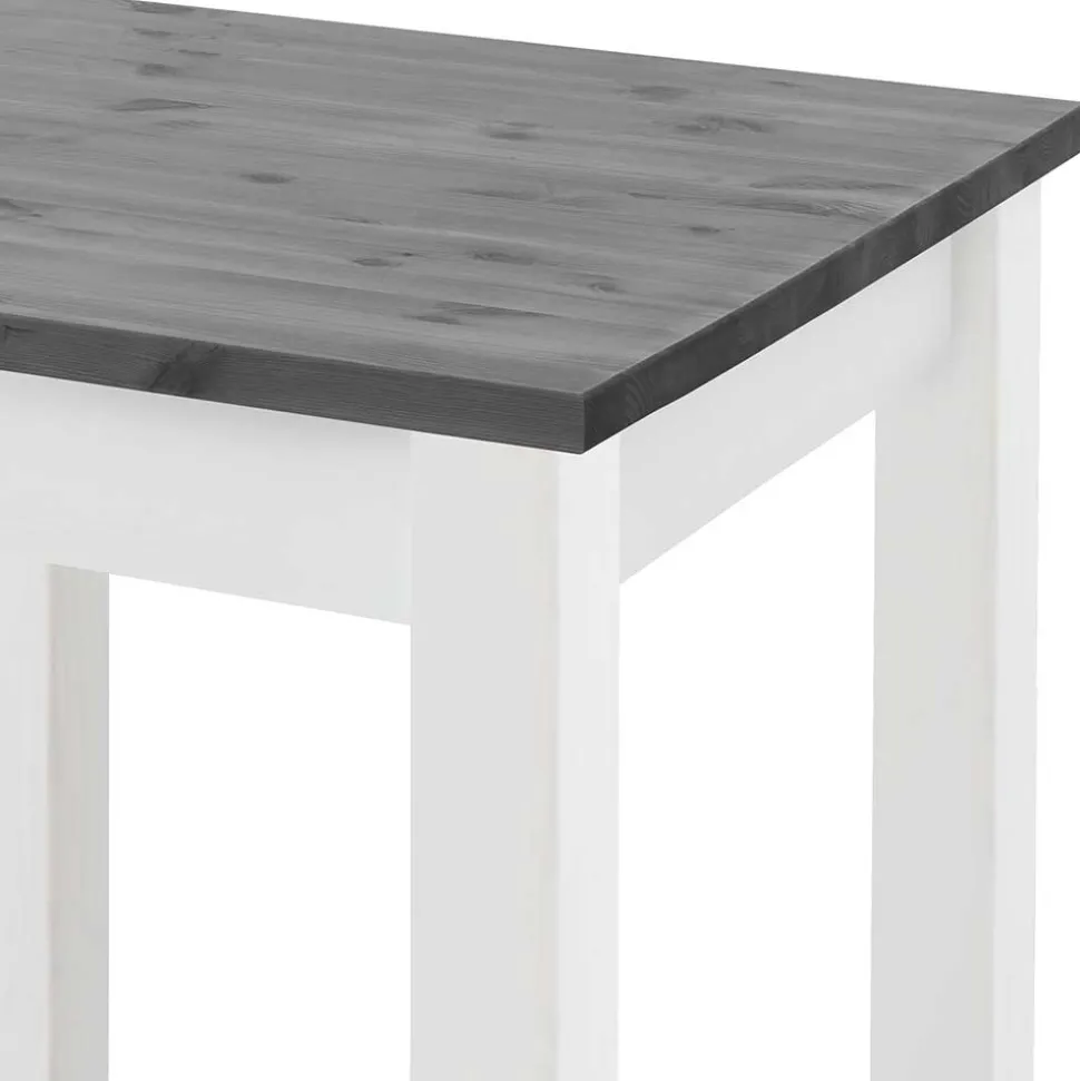 Moderner Tresentisch in Grau und Weiß - Mantryna
