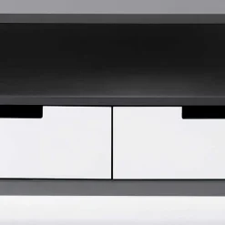Moderner TV Unterschrank in Weiß & Grau - Vadids