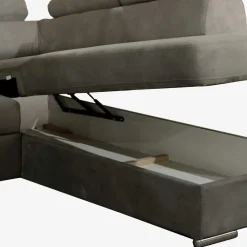 Modernes Ecksofa mit Schlaffunktion und Bettkasten - Janilea
