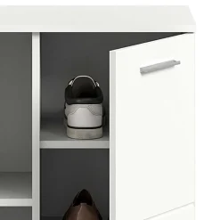 Modernes Garderobenmöbel in Weiß - Rugova (zweiteilig)