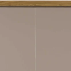 Modernes Highboard in Taupe & Akazie - Anja