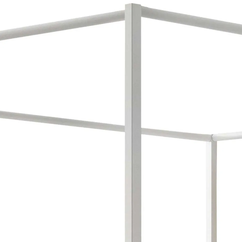 Modernes Himmelbett in Weiß - River