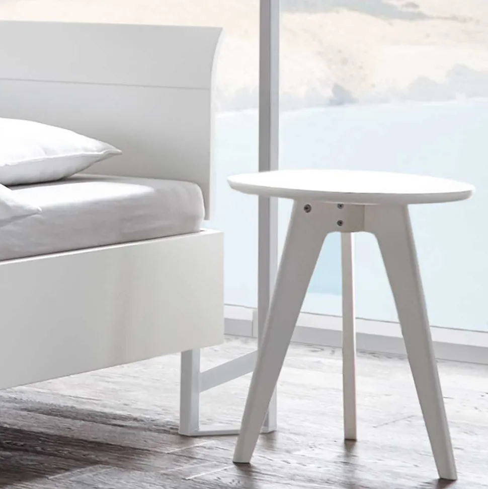 Modernes Himmelbett in Weiß - River