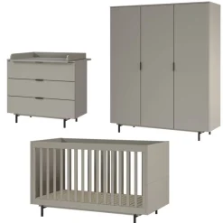 Modernes Kinderzimmer in Grau - Suzanas (dreiteilig)
