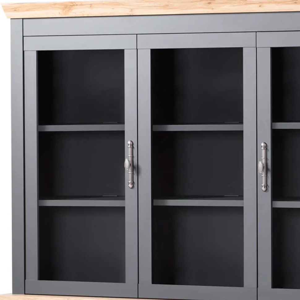 Modernes Landhaus Buffet in Anthrazit - Lionel