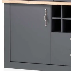 Modernes Landhaus Buffet in Anthrazit - Lionel