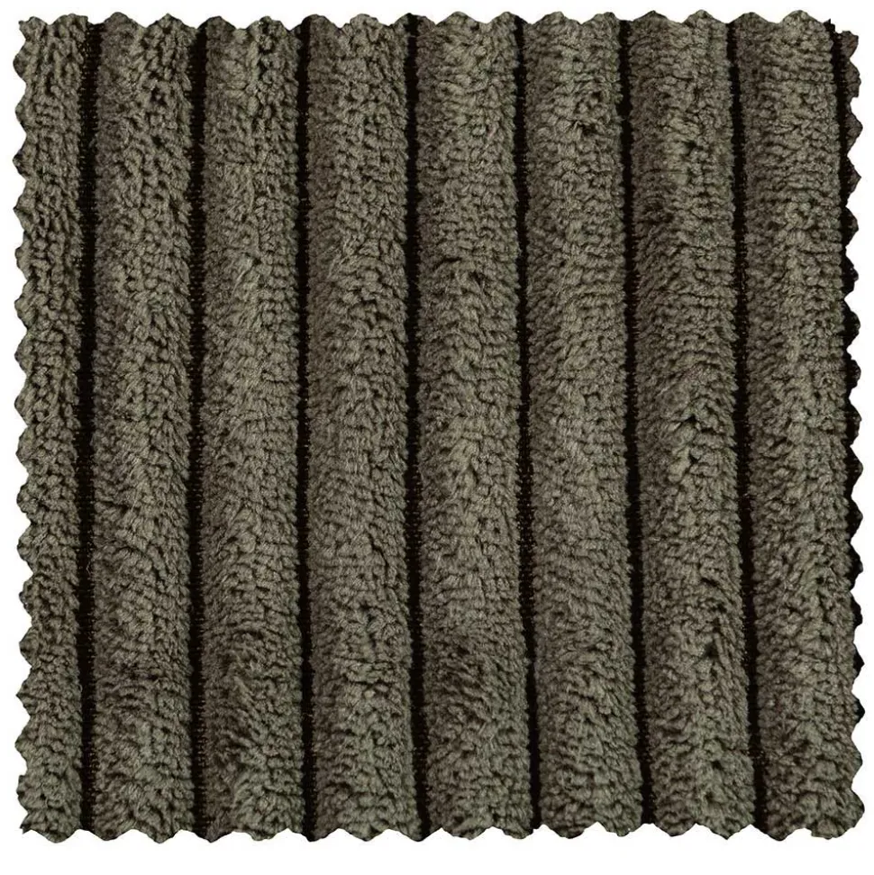 Modernes Modulsofa Ecke in Blassgrün Cord - Praggio