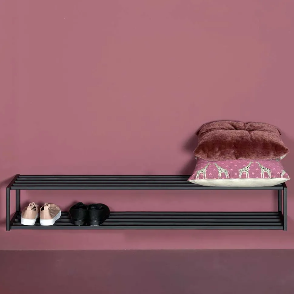 Modernes Schuhregal mit zwei Ablagen - Acke