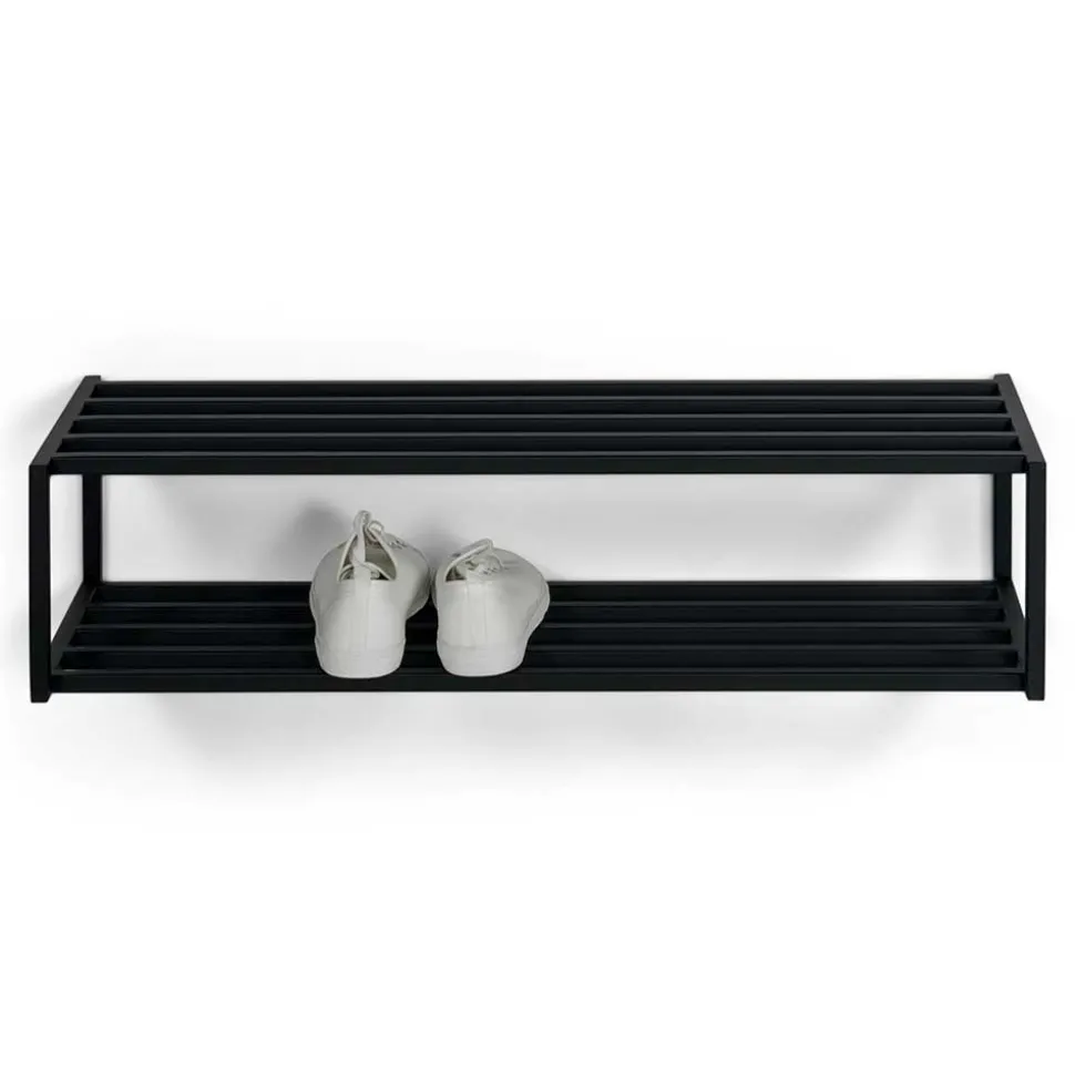 Modernes Schuhregal mit zwei Ablagen - Acke