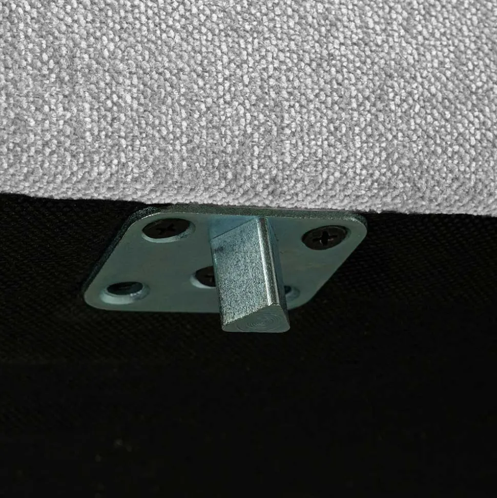 Modulares Sofa Eckelement in Hellgrau - Horedion