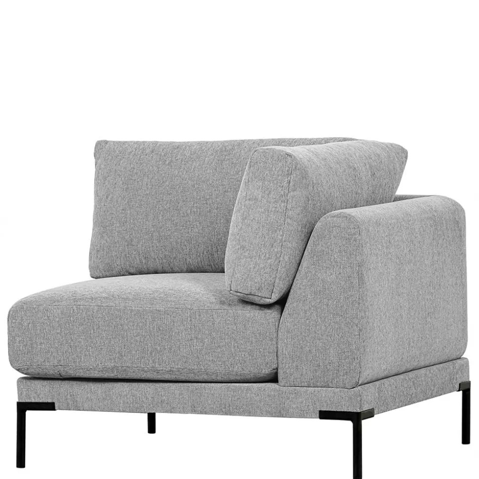 Modulares Sofa Eckelement in Hellgrau - Horedion