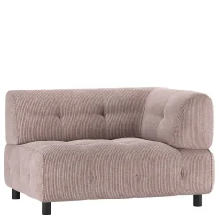 Modulcouch Eckelement in Mauve Cordbezug - Samorah
