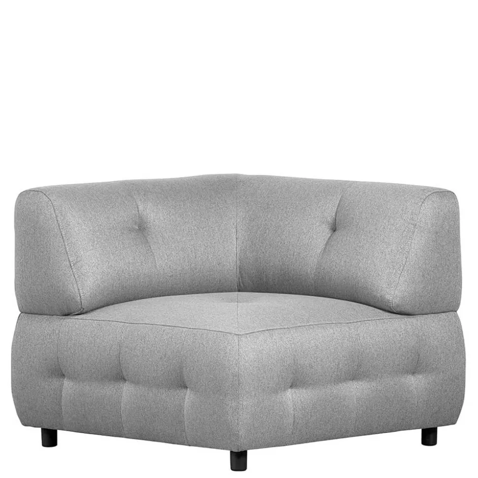 Modulsofa Eckelement aus Cord Mauve - Samorah