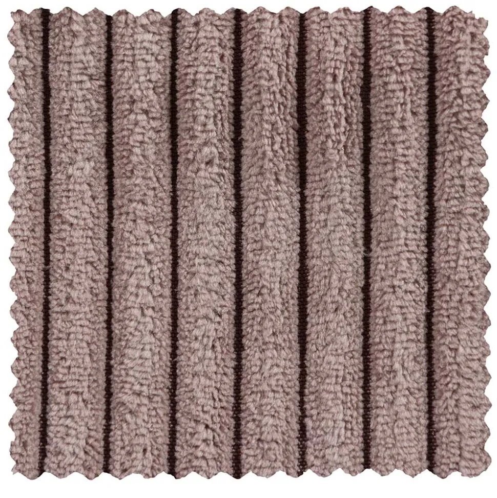 Modulsofa Eckelement aus Cord Mauve - Samorah