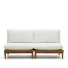 Modulsofa Teak aus zwei Elementen - Palm