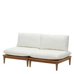 Modulsofa Teak aus zwei Elementen - Palm