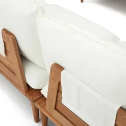 Modulsofa Teak aus zwei Elementen - Palm