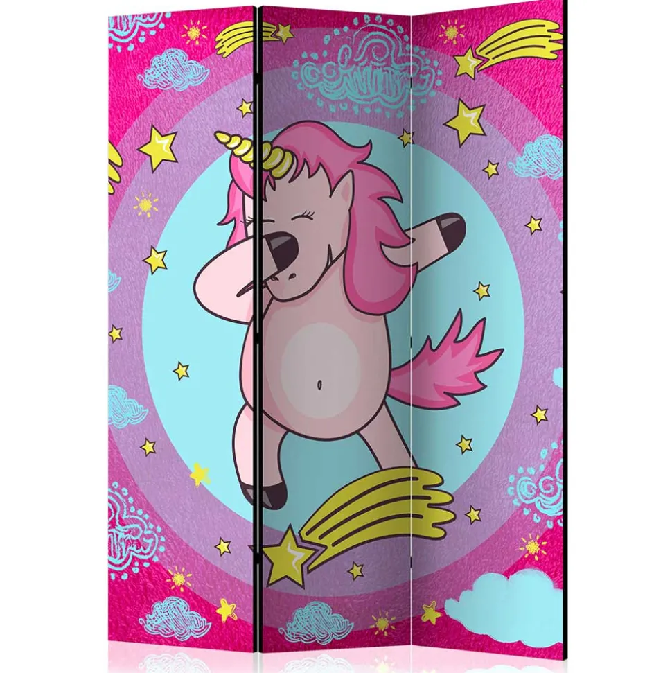 Motiv Paravent Tanzendes Einhorn Dab - Loho