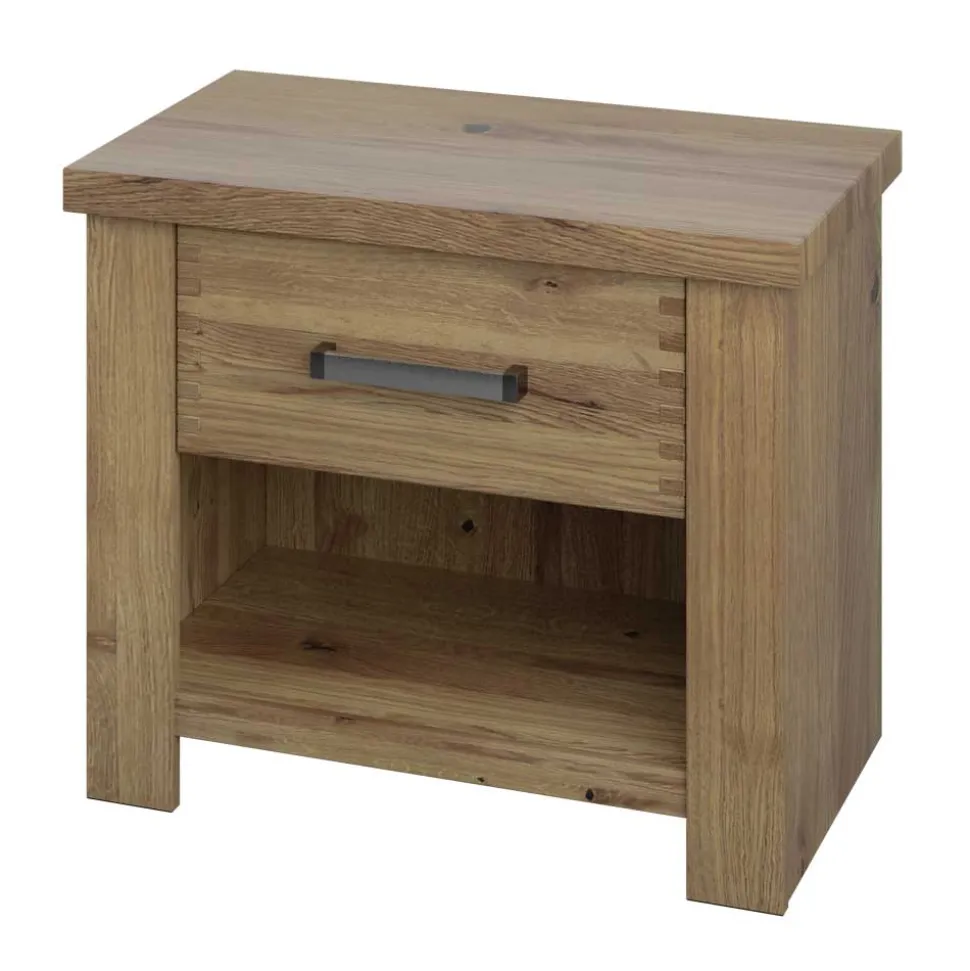 Nachtkommode aus Asteiche teilmassiv - Riostar