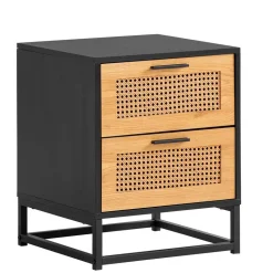 Nachtkommode in Natur und Schwarz - Around