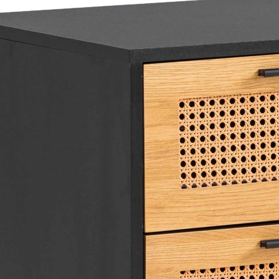 Nachtkommode in Natur und Schwarz - Around
