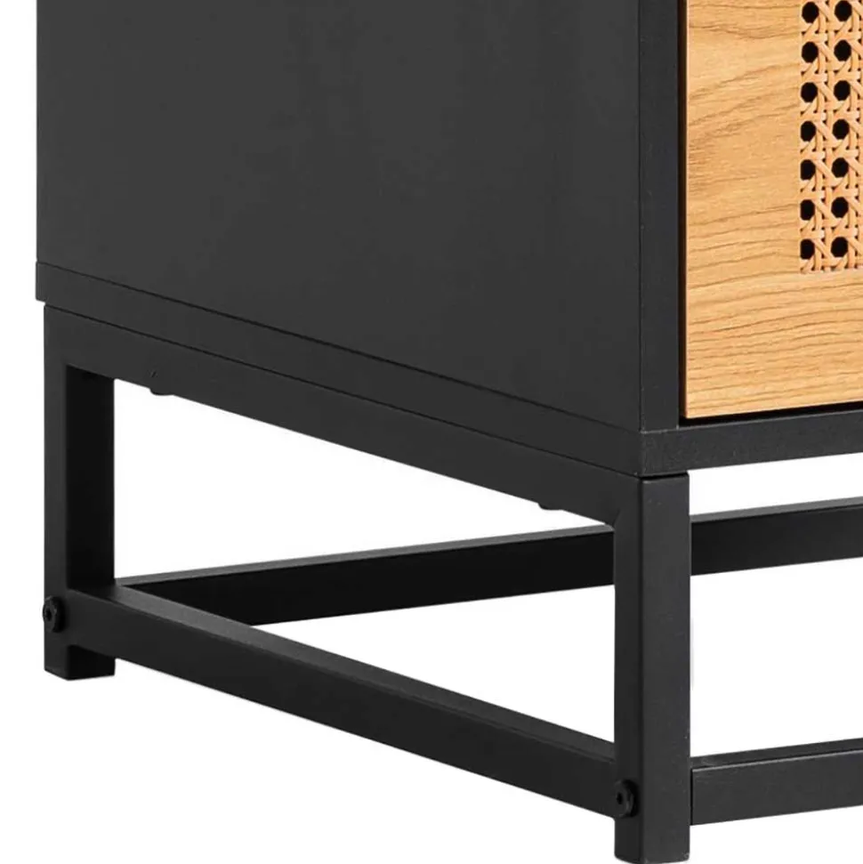 Nachtkommode in Natur und Schwarz - Around