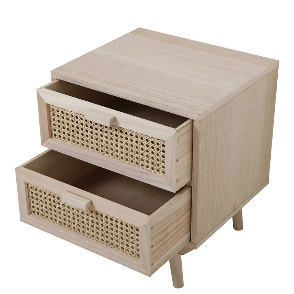 Nachtkommode mit Wiener Geflecht - Oncinasa
