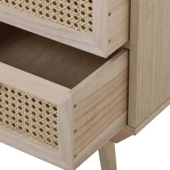 Nachtkommode mit Wiener Geflecht - Oncinasa
