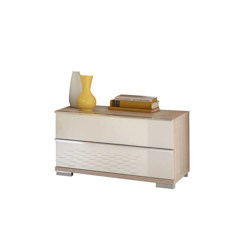 Nachtkonsole Bosays in Weiß