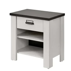 Nachtkonsole mit Schublade & zwei Fächern - Tramos