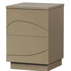 Nachtschrank aus Kiefer in Schlammfarben - Ophra