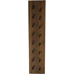 Naturbelassenes Weinregal mit 16 Halterungen - Teako