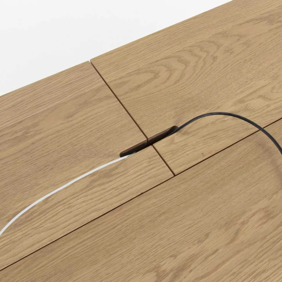 Naturfarbener Schreibtisch im Hygge Look - Calmaro