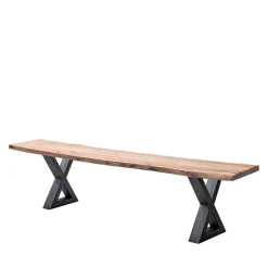 Naturkanten Esszimmerbank Akazie Natur - Coriba