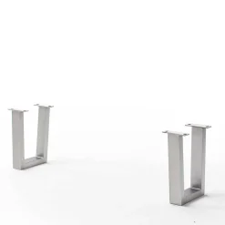 Naturkantenbank in Akazie Grau - Cortessa