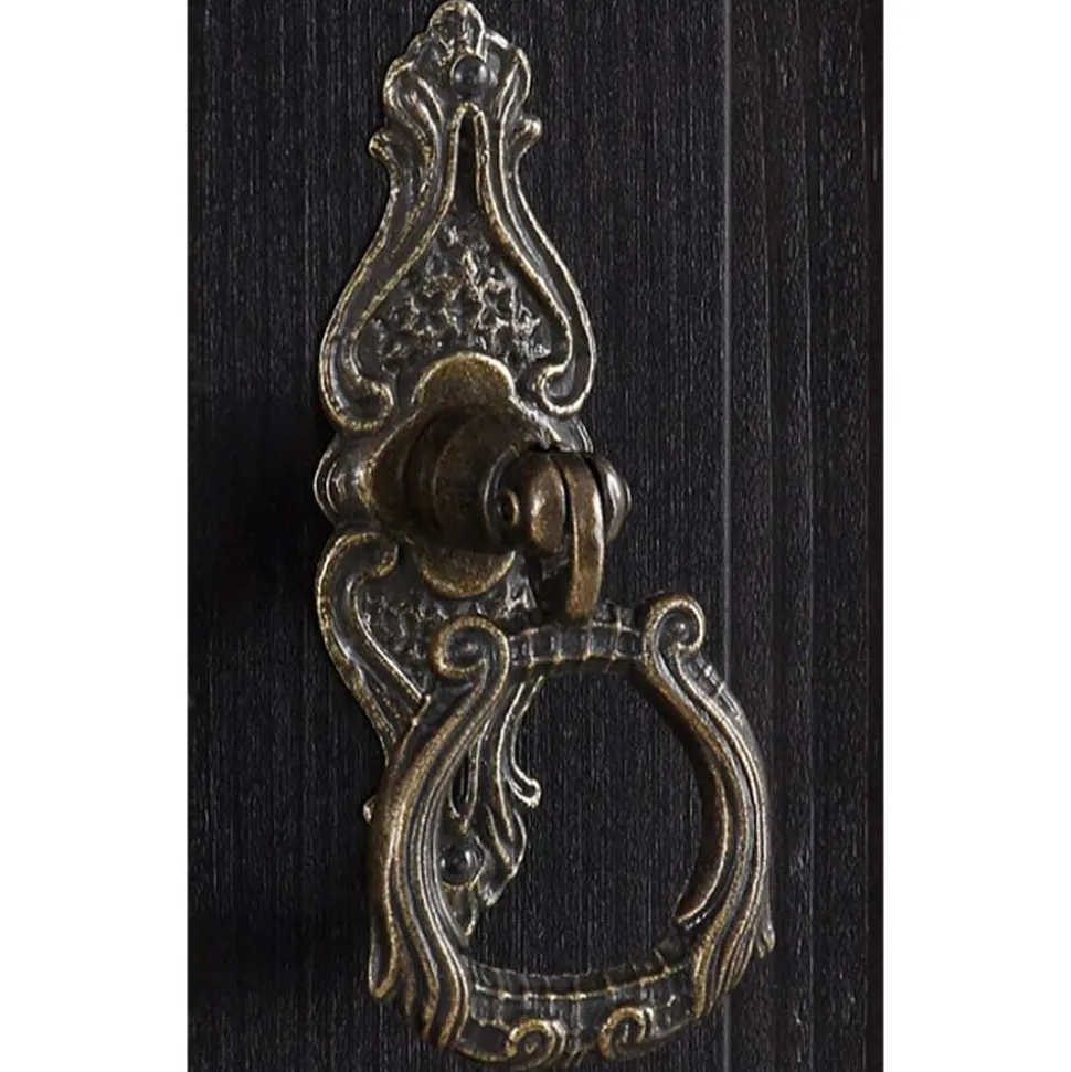 Niedriger Holzschrank für die Ecke in Wenge - Scruba