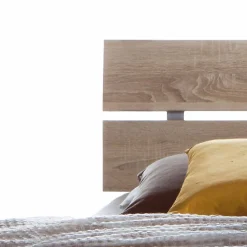 Niedriges Bett Hamburg in Eiche Sonoma Dekor