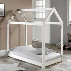 Niedriges Kinderbett als Haus - Elzias