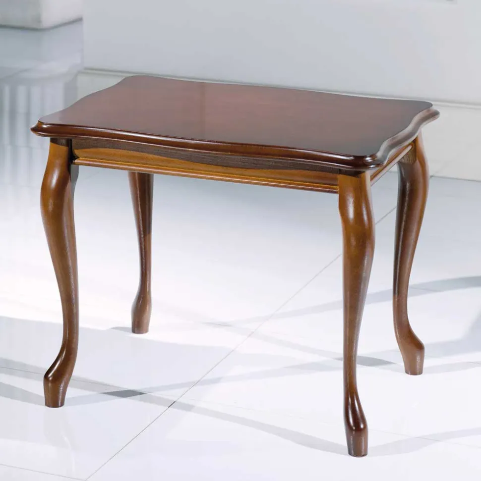 Nussbaum Furnier Beistelltisch Luvretto italienisches Design