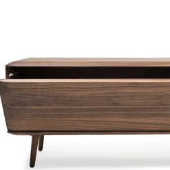 Nussbaum TV Board in Natur geölt - Rivossa