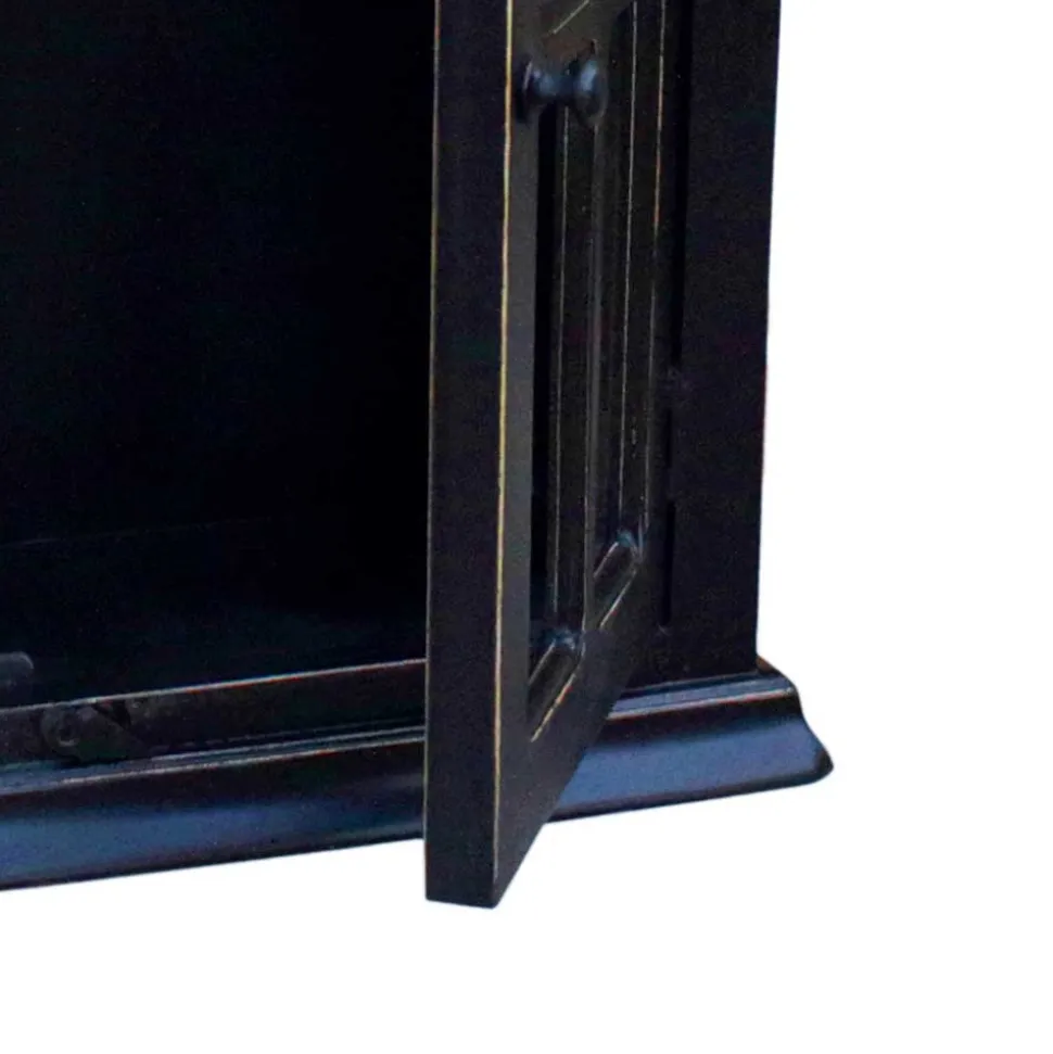 Oberschrank Sentiments in Schwarz