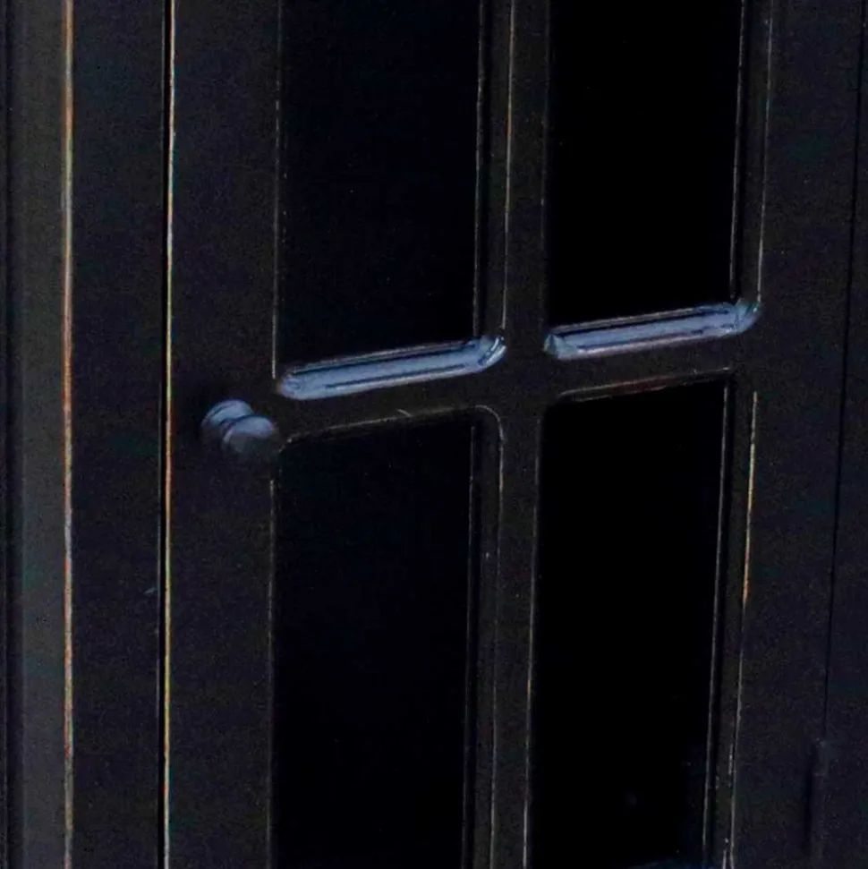 Oberschrank Sentiments in Schwarz