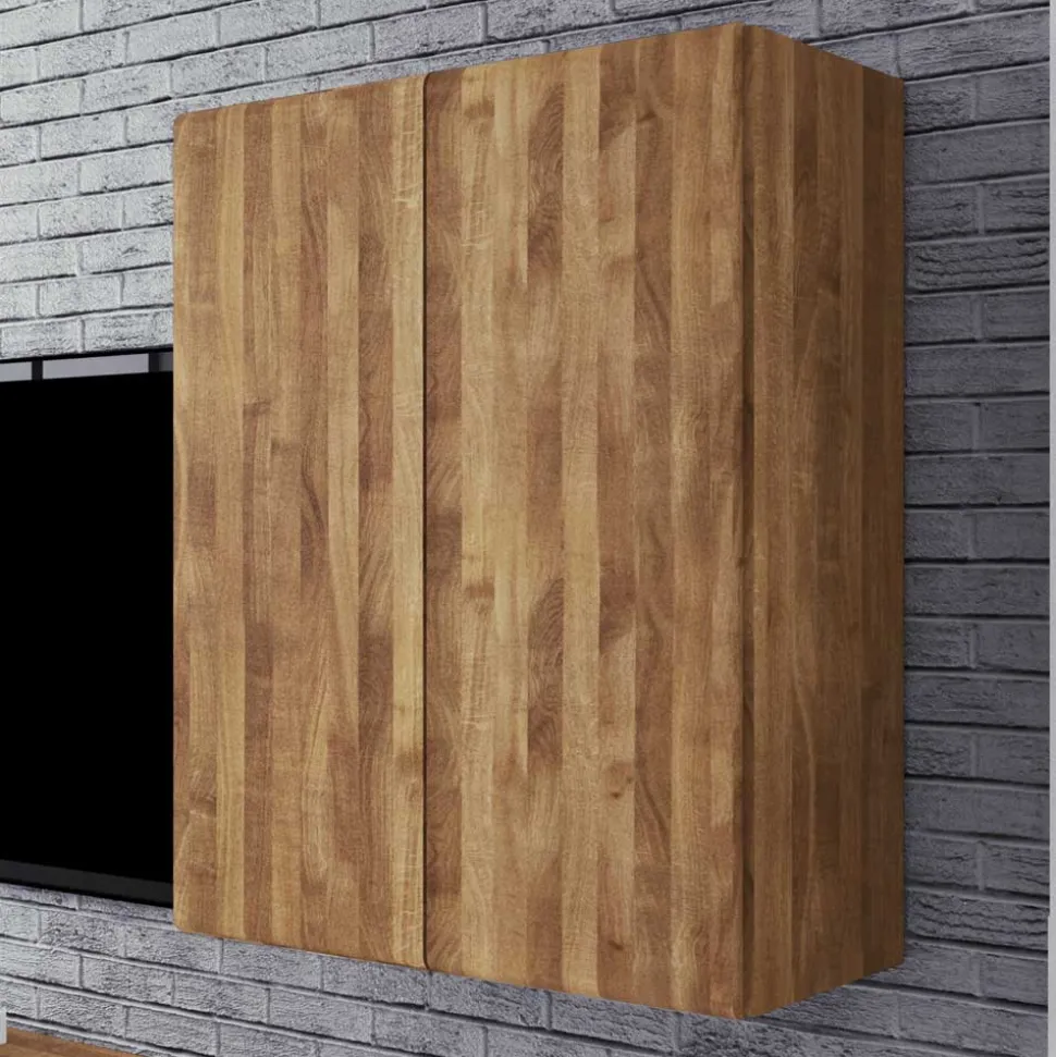 Oberschrank Vaskov aus Wildeiche Massivholz