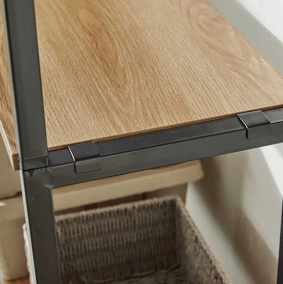 Offener Schrank mit drei Stangen & elf Fächern - Aduro