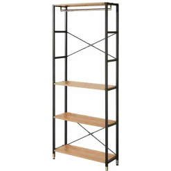 Offenes Garderobenregal mit Kleiderstange - Pepper