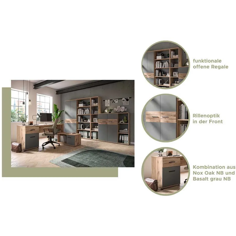 Office Aktenregal mit drei Fächern - Lucios