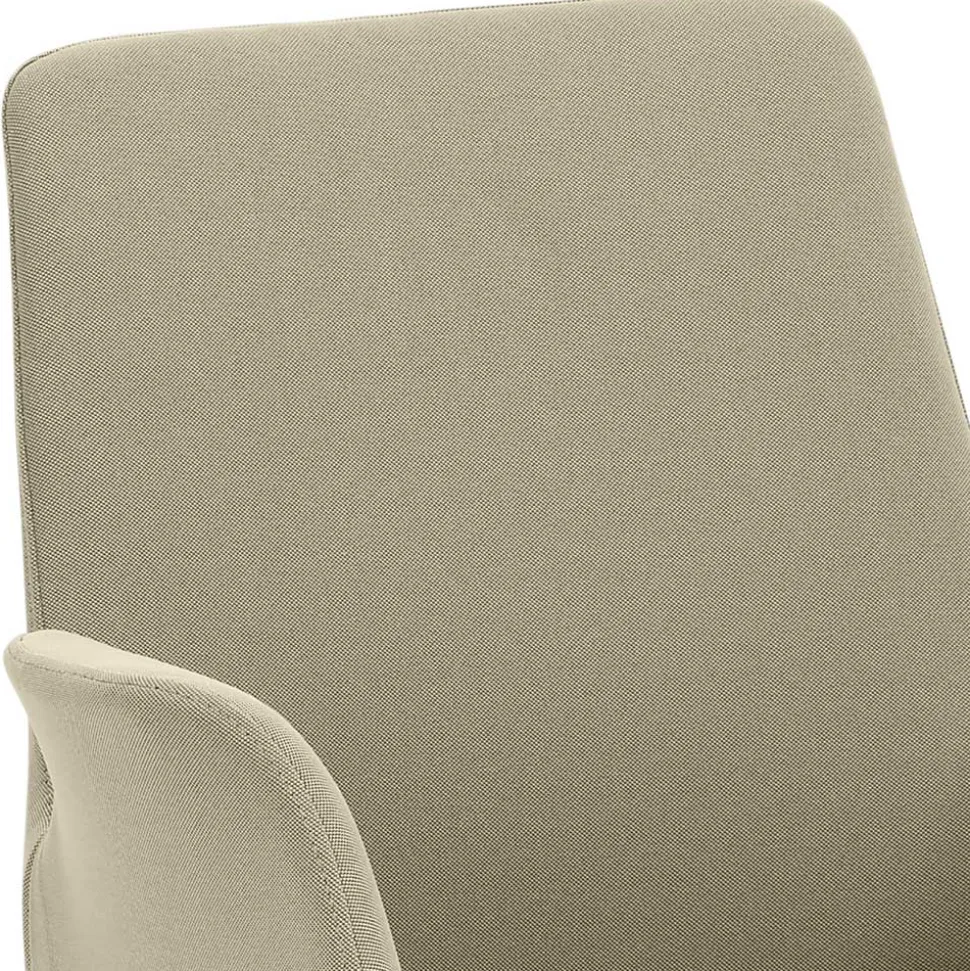 Office Armlehnenstuhl in Taupe - Juncolm